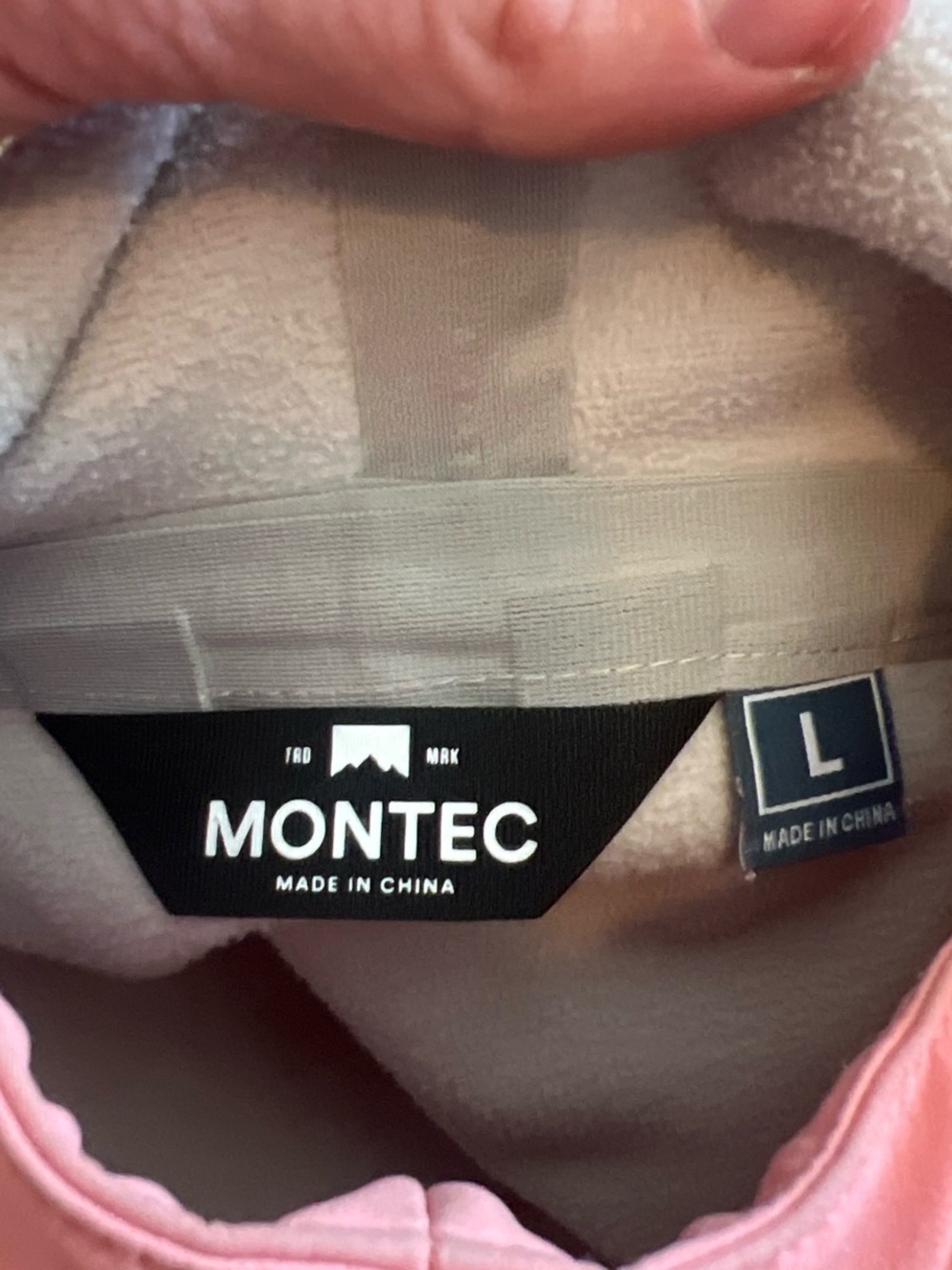 Montec Women's Pink Ski Anorak Jacket - Picture 3 of 6